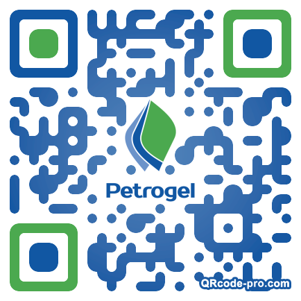 QR code with logo GD70