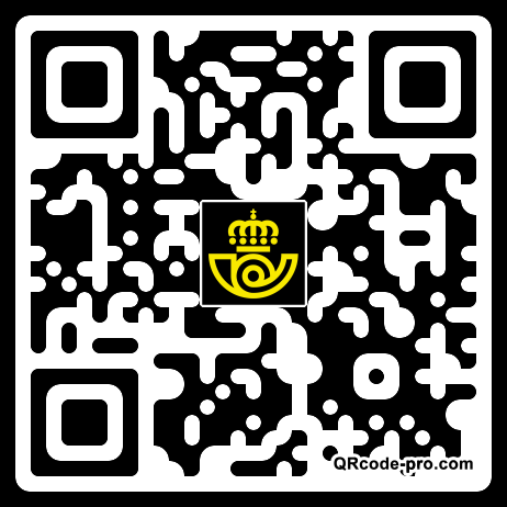 QR code with logo GNJ0
