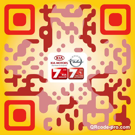 QR code with logo GS80