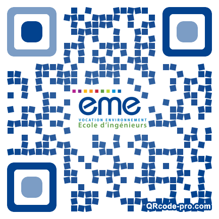 QR code with logo GZE0