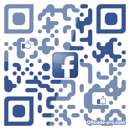 QR code with logo H030