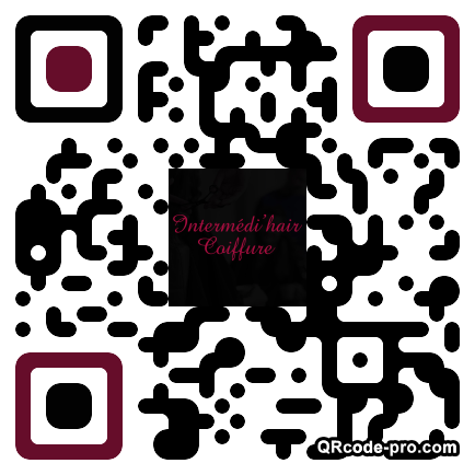 QR code with logo H4G0