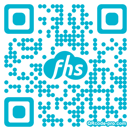 QR code with logo H8G0