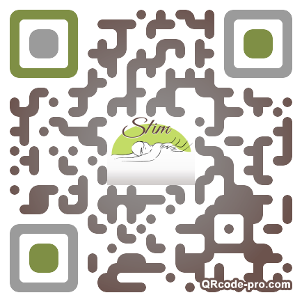 QR code with logo HDY0