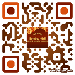 QR code with logo HG70