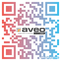 QR code with logo HTE0