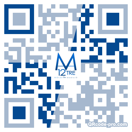 QR code with logo HUK0