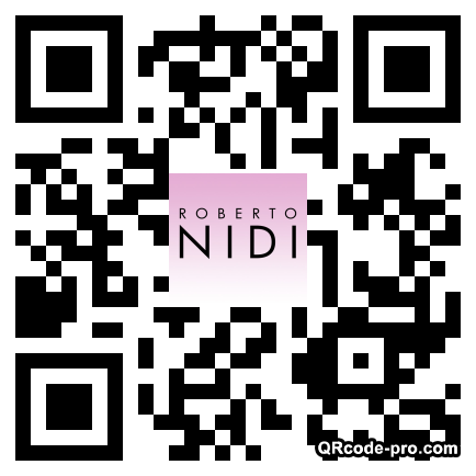 QR code with logo HaH0