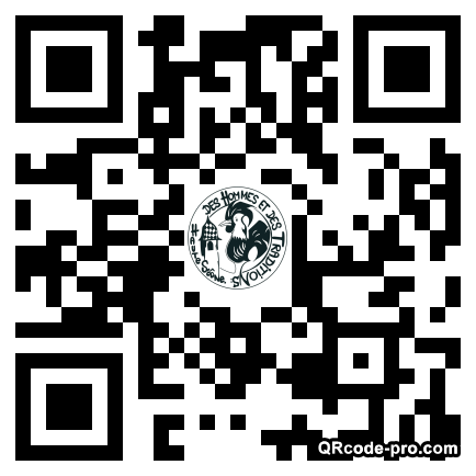 QR code with logo Hev0