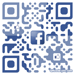 QR code with logo Hhm0