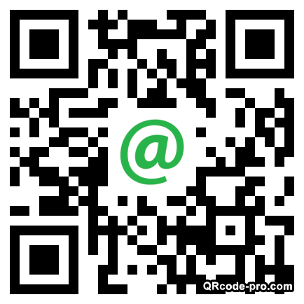 QR code with logo Hkr0