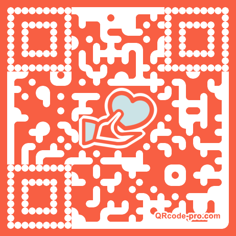 QR code with logo Hp40