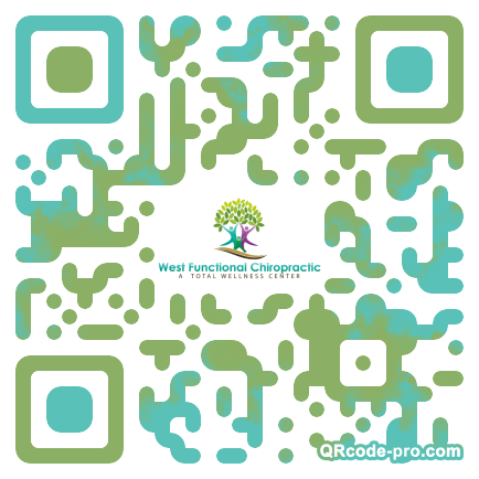 QR code with logo HuW0