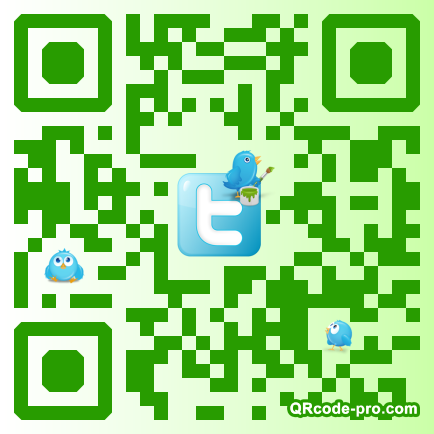 QR code with logo Ibf0