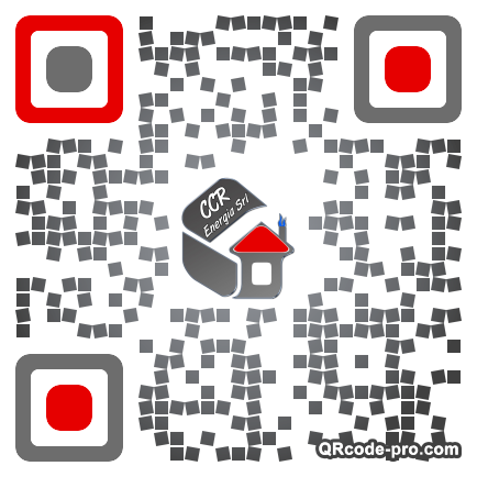 QR code with logo Imf0