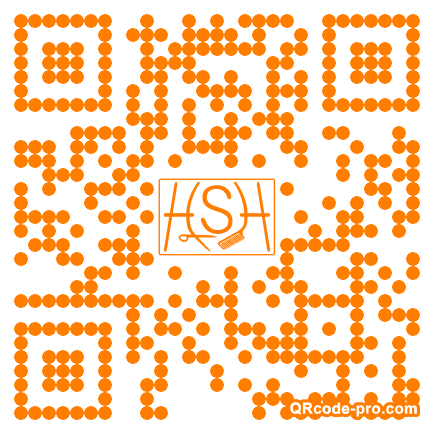 QR code with logo JXN0