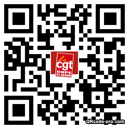 QR code with logo Jcf0