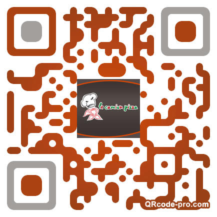 QR code with logo KHL0