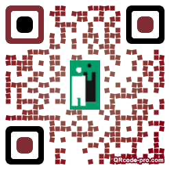 QR code with logo KnR0