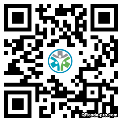 QR code with logo LAt0