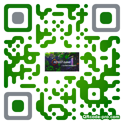QR code with logo Lvd0