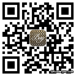QR code with logo M1S0