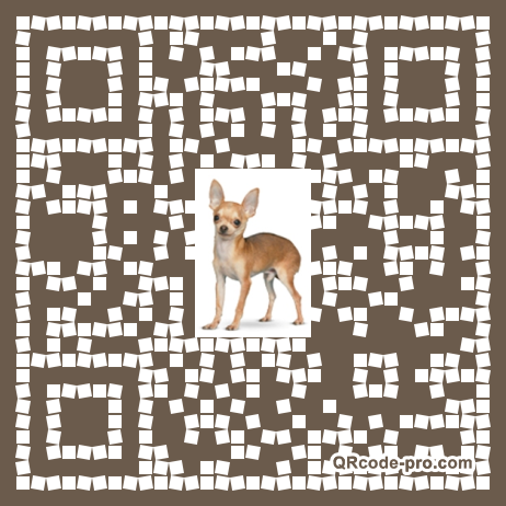 QR code with logo M370