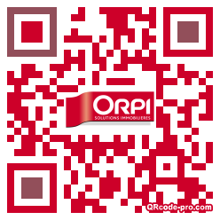 QR code with logo M6s0