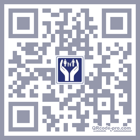QR code with logo MGR0