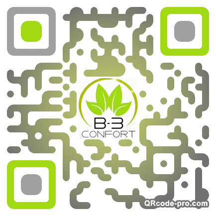 QR code with logo MH60
