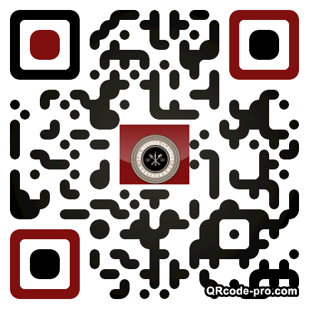 QR code with logo MJ90