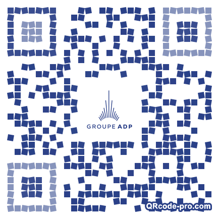 QR code with logo MO10