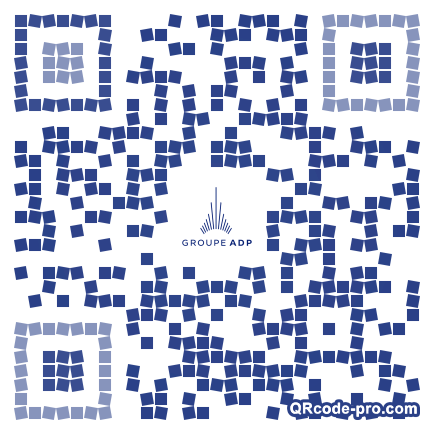 QR code with logo MS80