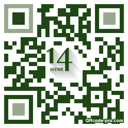 QR code with logo MaY0