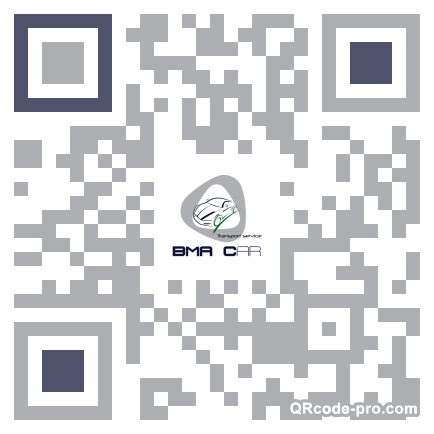 QR code with logo MdF0