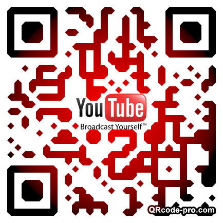 QR code with logo MgM0