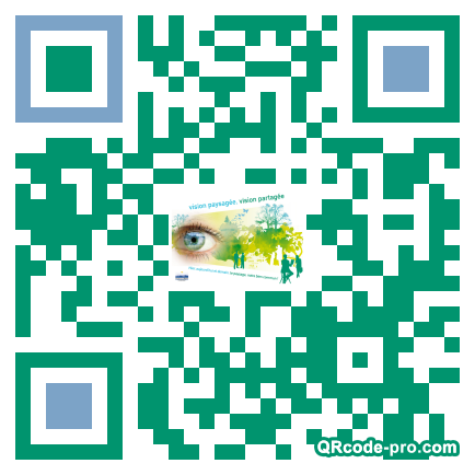 QR code with logo Mmt0