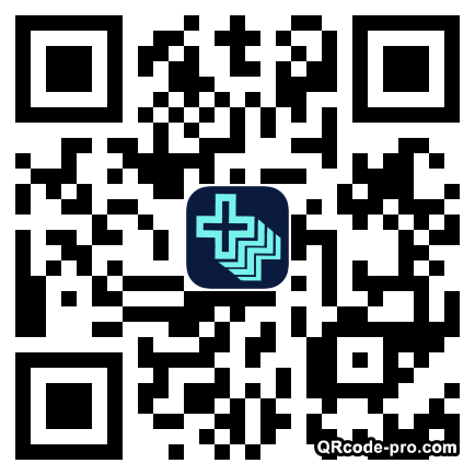 QR code with logo MoZ0