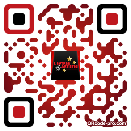 QR code with logo NX10
