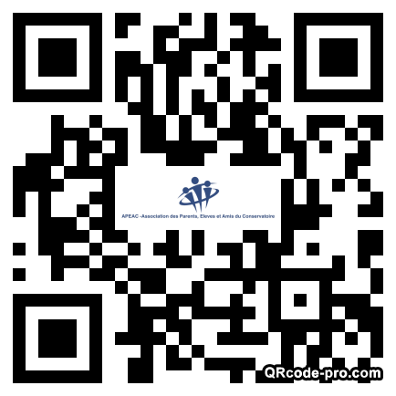 QR code with logo NX70