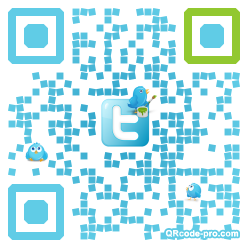 QR code with logo NZF0