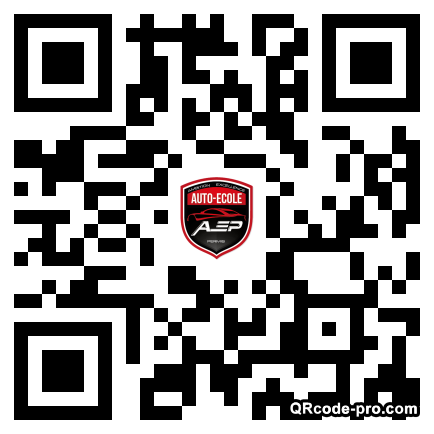 QR code with logo Ngw0