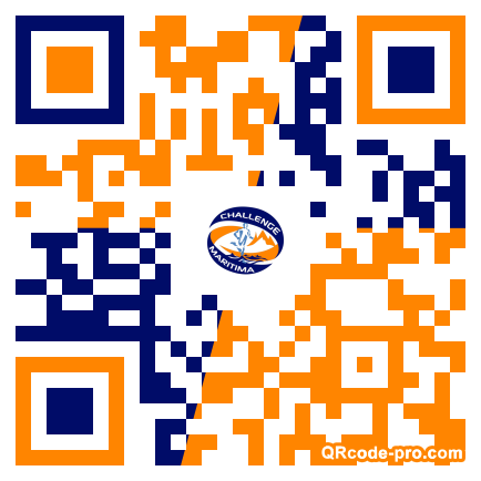 QR code with logo OB70