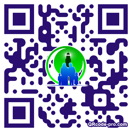 QR code with logo OBy0