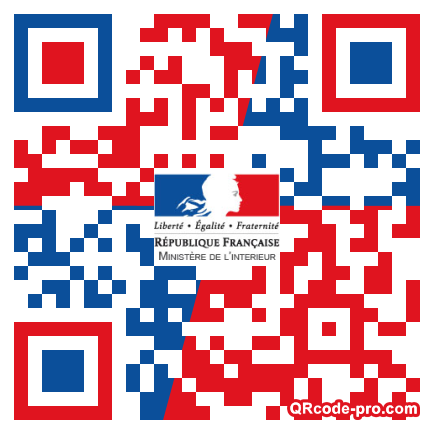 QR code with logo OPg0