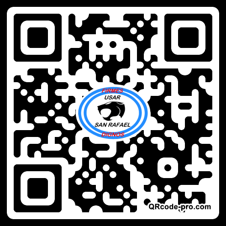 QR code with logo ORN0