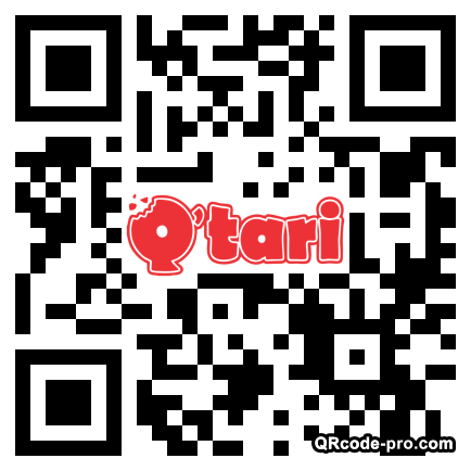 QR code with logo Omr0