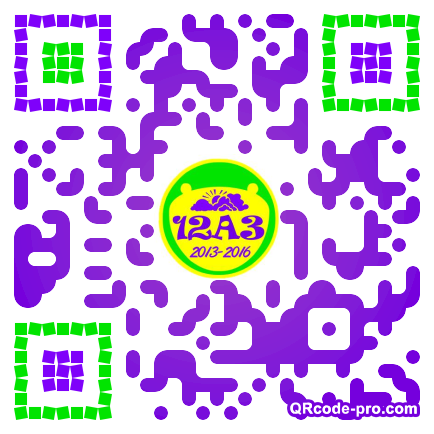 QR code with logo Ouh0