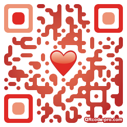 QR code with logo P0T0