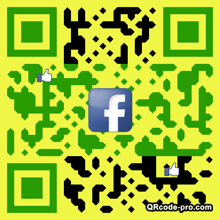 QR code with logo P2L0